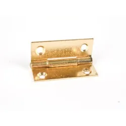 75mm Cranked Light Steel Butt Hinge 1838 Electro Brass [Pair]